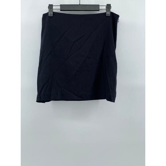 TREASURE & BOND Women's Navy Straight Mini Skirt SZ 10 - Picture 1 of 9